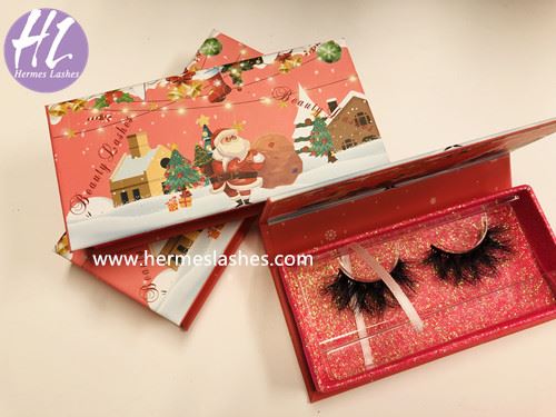 Chrismas eyelash packaging
