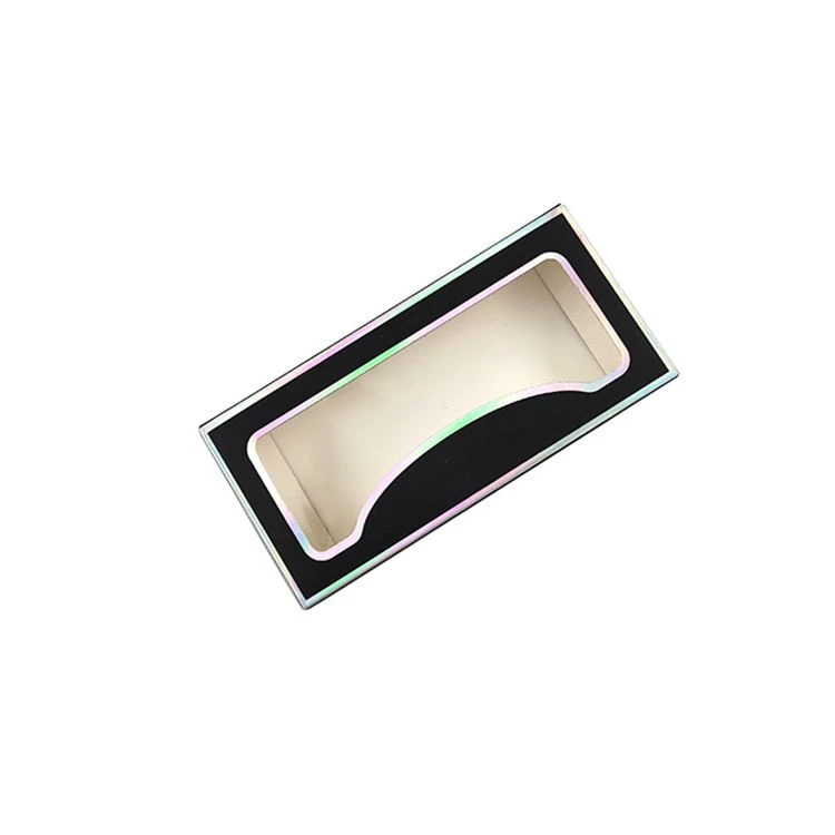 black Magic Color specialty paper Rectangular eyelash box With special-shaped Window 109x51x15,5.3g