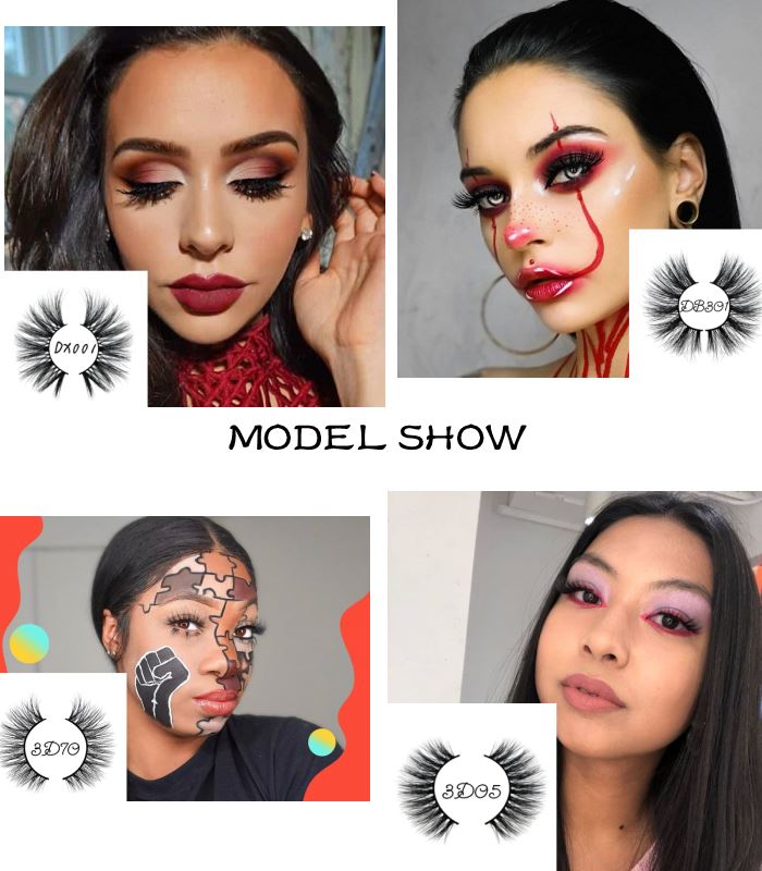 model show wear eyelash model show wear eyelash
