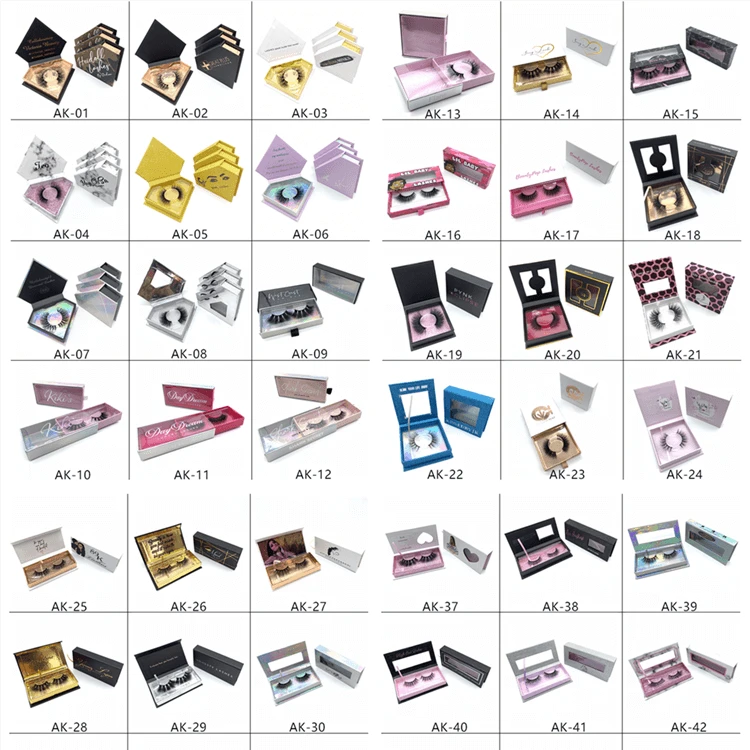 Lashes Mink Lahes Custom Eyelash Packaging Vendor 25Mm Pack With Case Wholesale Lash Vendors