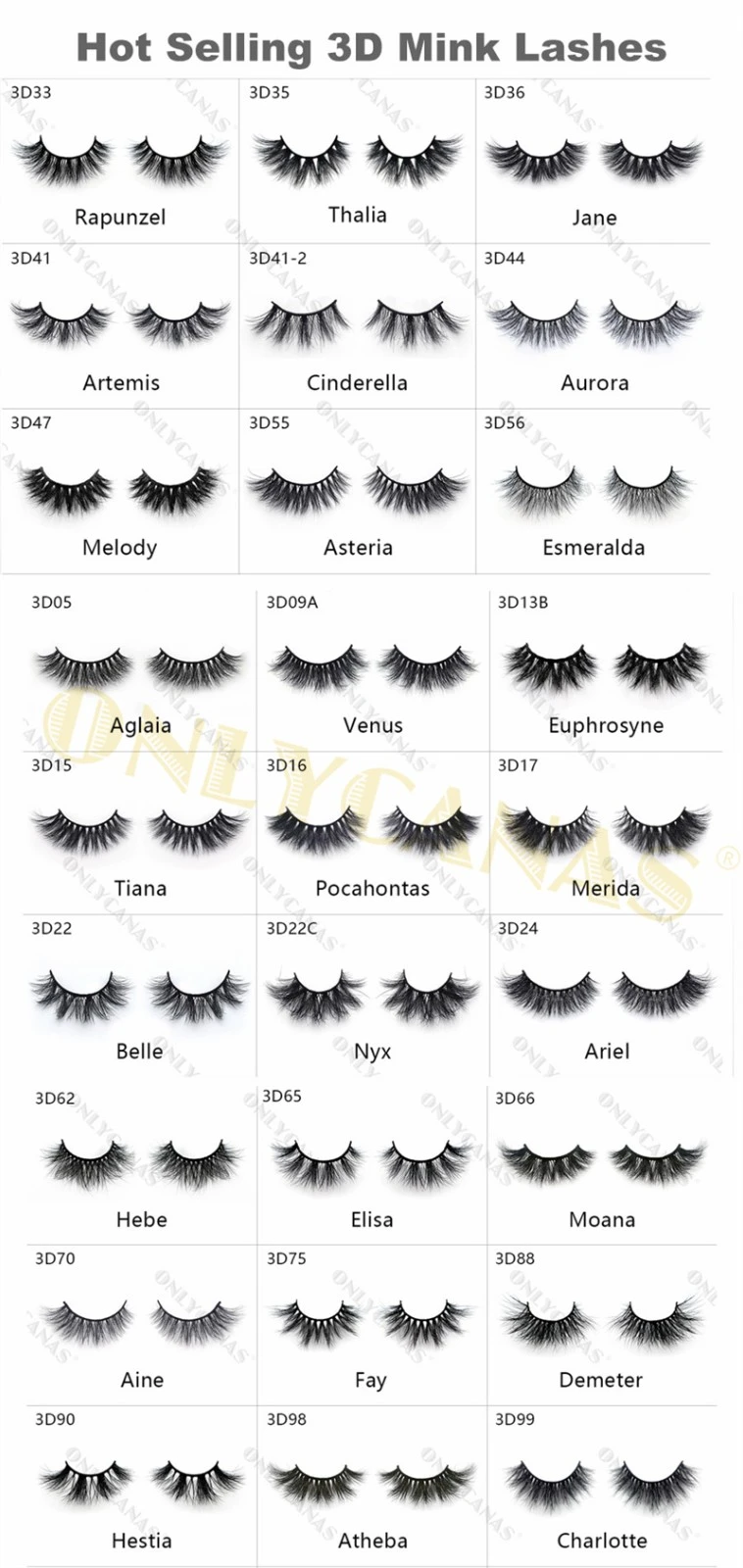 Mink Eyelash Lash 3D Eye Lashesh Cluster Custom Eyelashes Private Label Wholesale Personalize