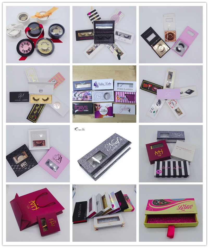 Private Label Eyelash packaging boxes Private Label Eyelash packaging boxes