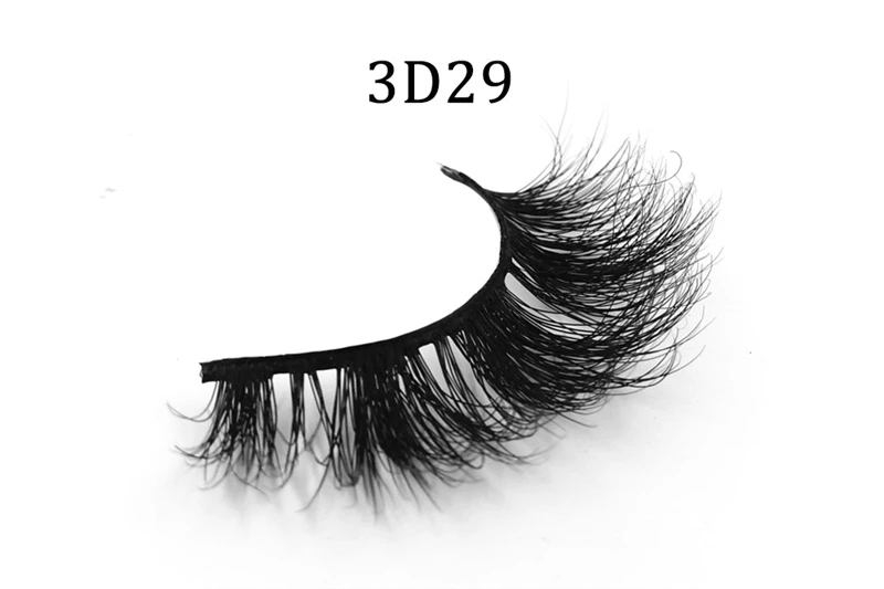 Mink Lash Natural Private Label 3D Russian Strip D Curl Diamond 5D Real Hollographic Eyelashes Manufacturer