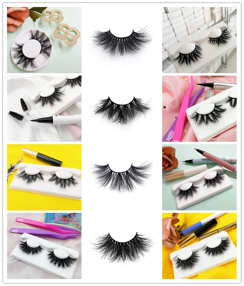 Hot selling halloween eyelashes vendors Lash Brow Booster Refectocil & And False High Perfect Quality Real Mink Whispy Eyelashes Eye Lashes