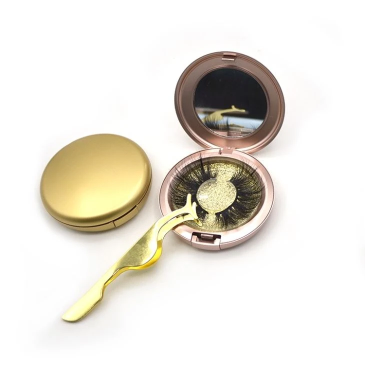 Mink Eyelash 25mm Strip 3D Private Label Individual Custom