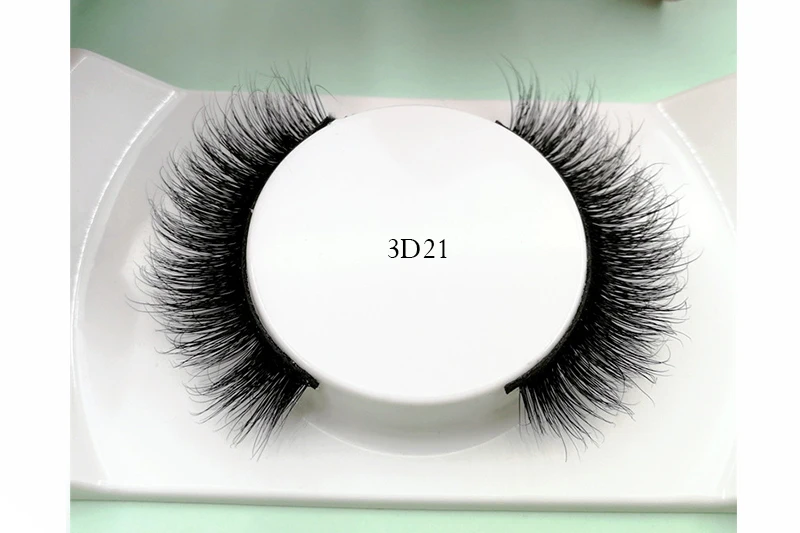 Long Thick Crossed Fluffy Volume Soft Mink Lashes