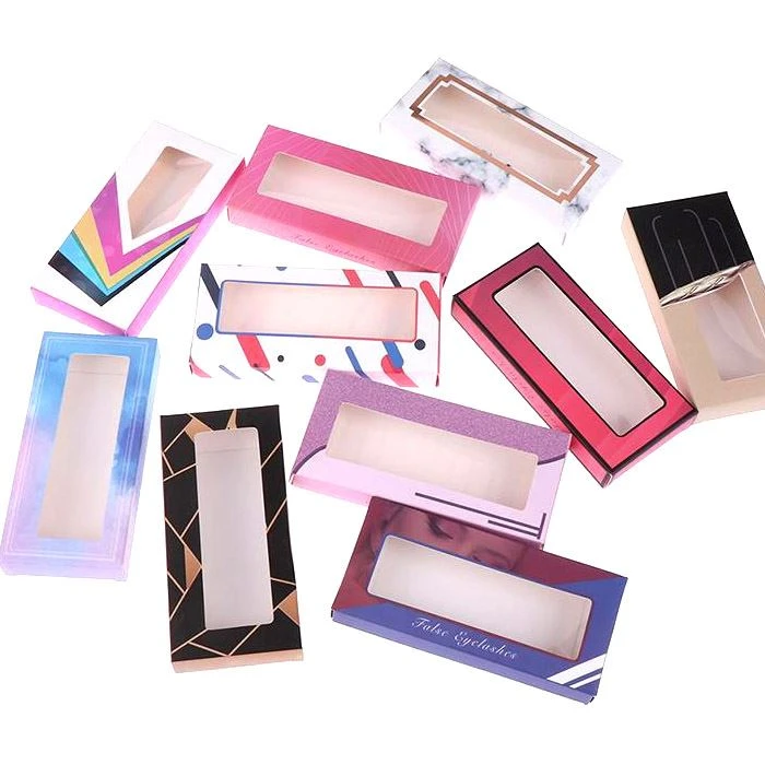 Private Label Eyelash Paper Packaging Box