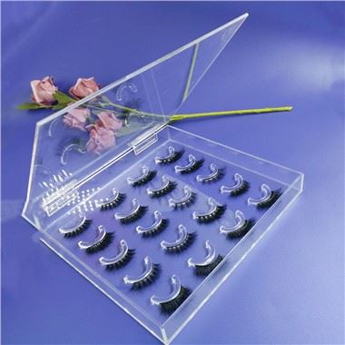 Ten Pairs Packing Acrylic Eyelashes Packaging Supplier