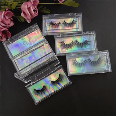 Transparent Acrylic Luxury Mink Eyelash Case
